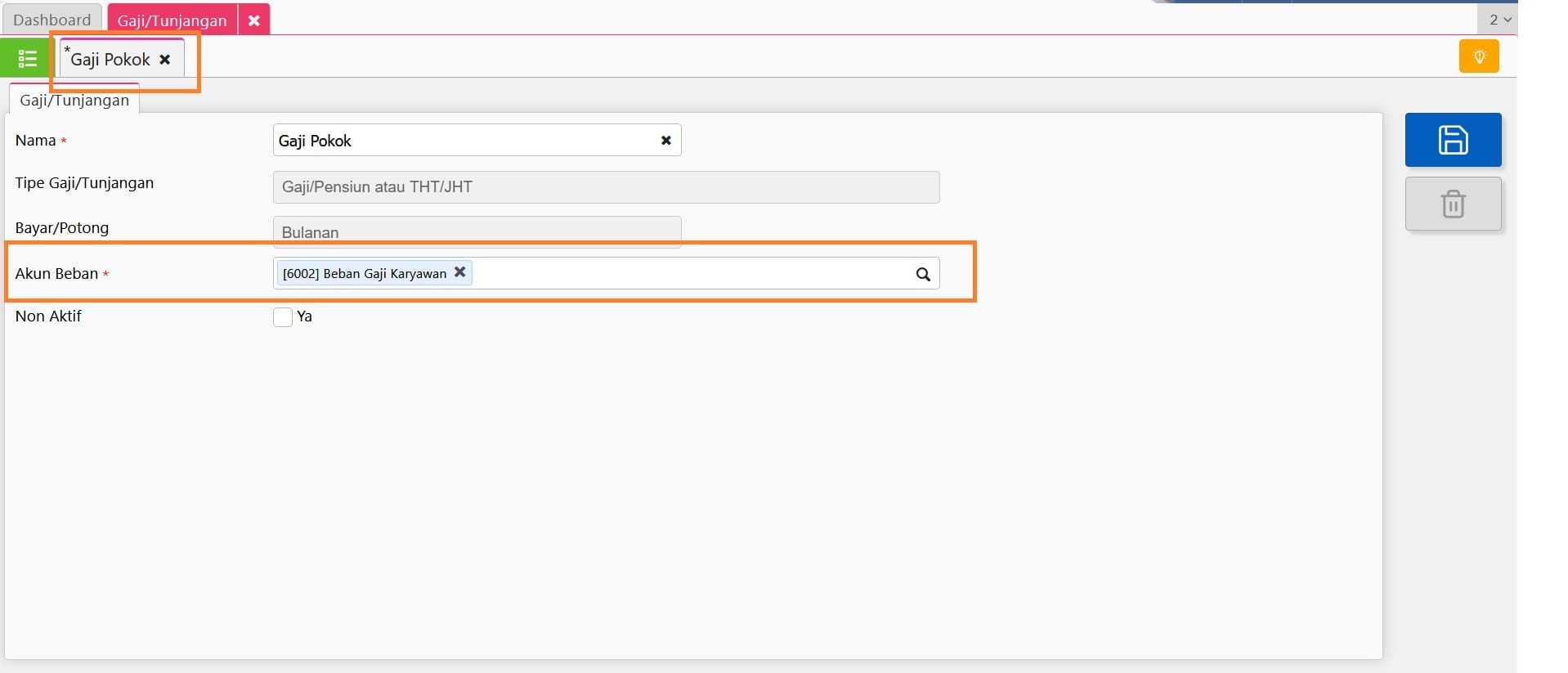 Pengaturan Gaji & Tunjangan