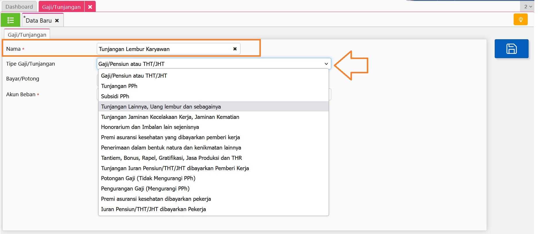 Pengaturan Gaji & Tunjangan
