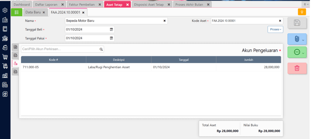 Tukar Tambah Aset Tetap Tukar Tambah Aset Tetap