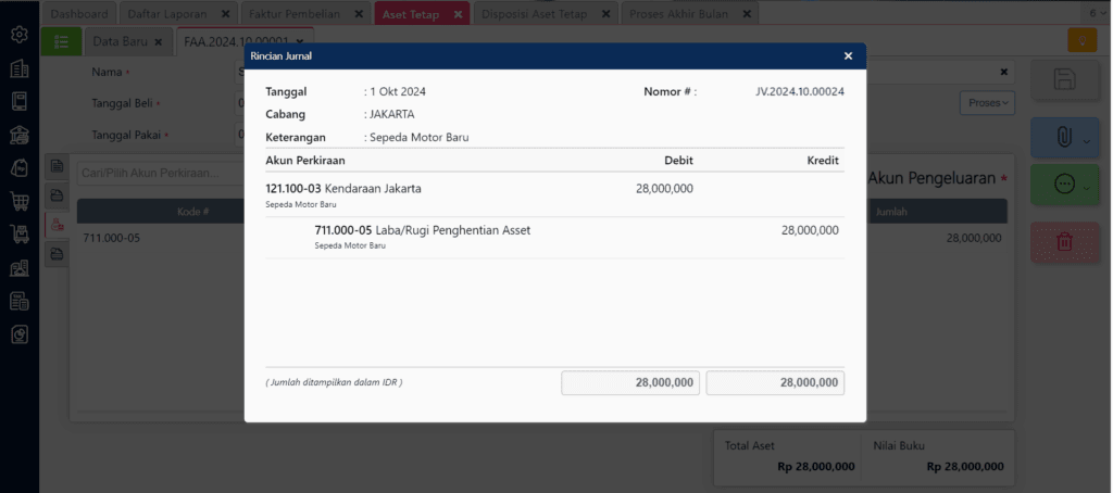 Tukar Tambah Aset Tetap Tukar Tambah Aset Tetap