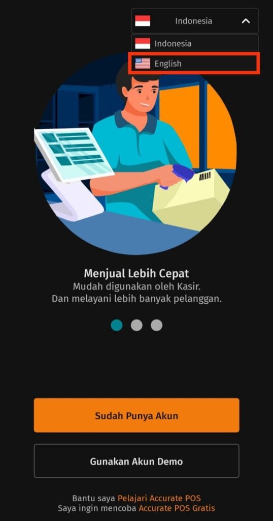 Bahasa Pada Accurate POS Bahasa Pada Accurate POS