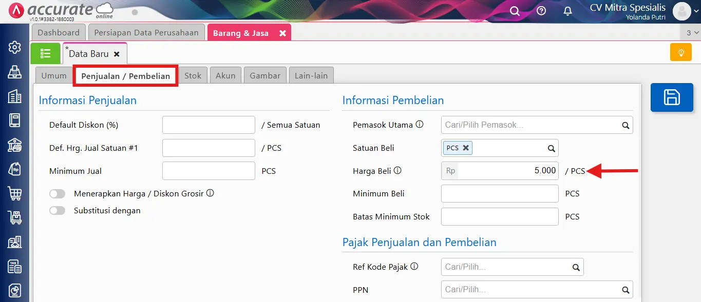Harga Jual di Bawah Harga Beli Harga Jual di Bawah Harga Beli