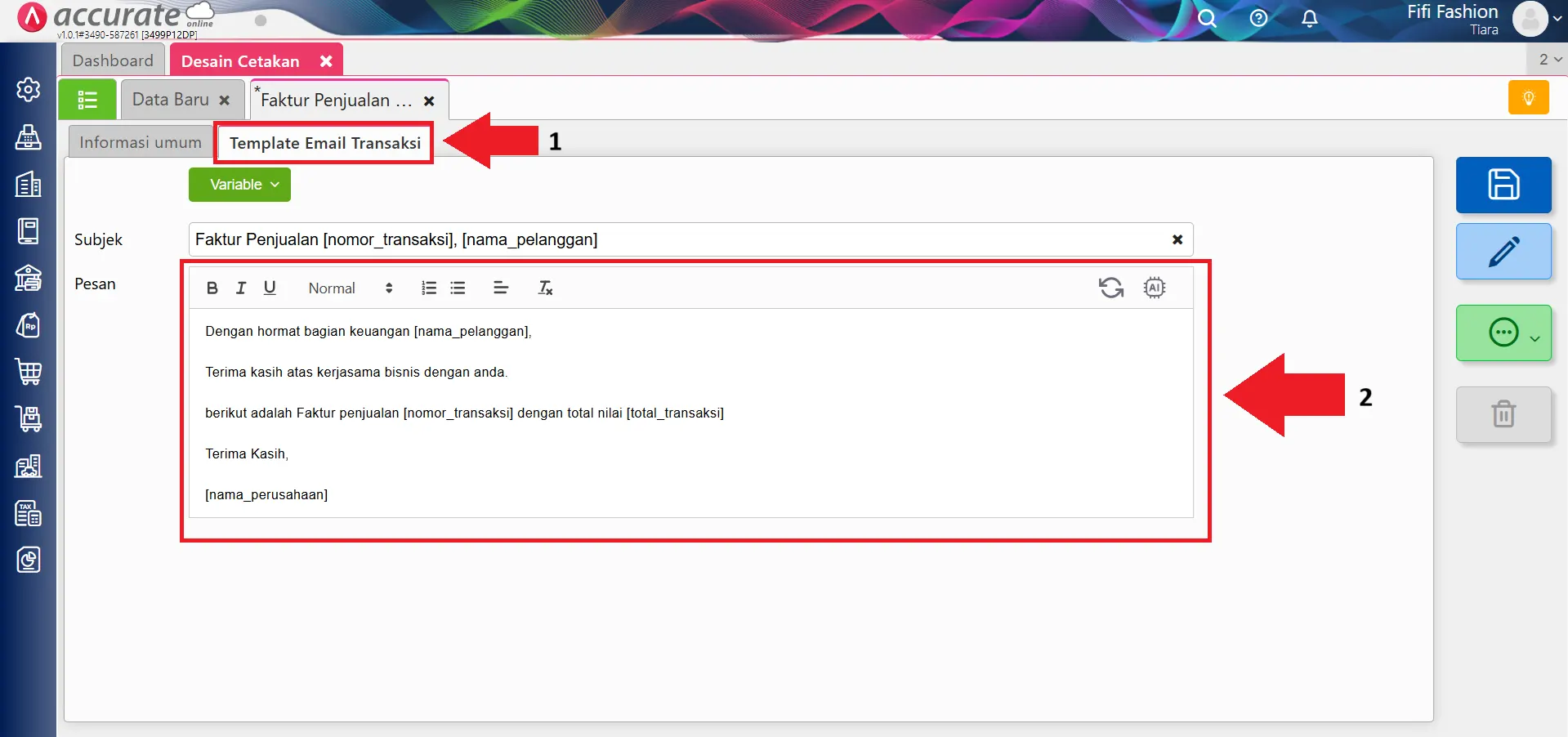 Mengubah Isi Email Secara Otomatis Mengubah Isi Email Secara Otomatis